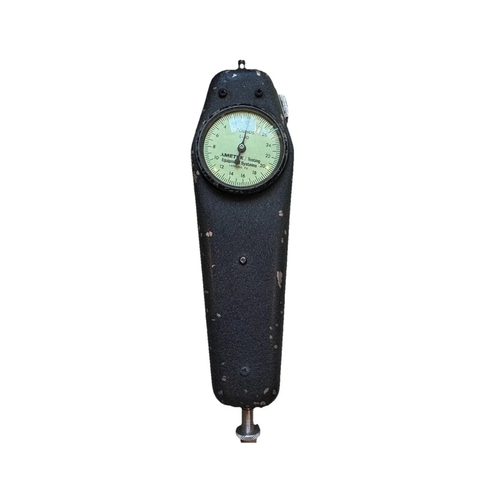 Vintage Ametek L-30 Hunter Spring Accu-Force Mechanical Force Gage Tester works